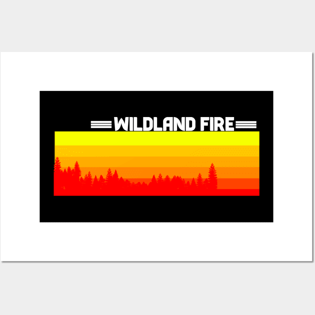 Wildland Fire Landscape Wall Art by CloudyStars